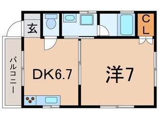 大井テラスT２の物件間取画像